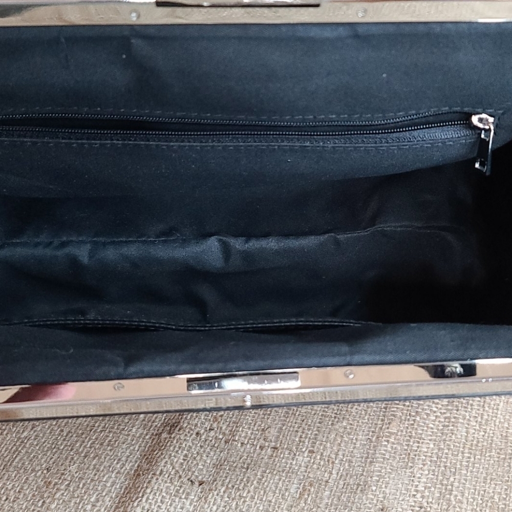 Purse unbranded flannel plaid black faux leather - Picture 8 of 10